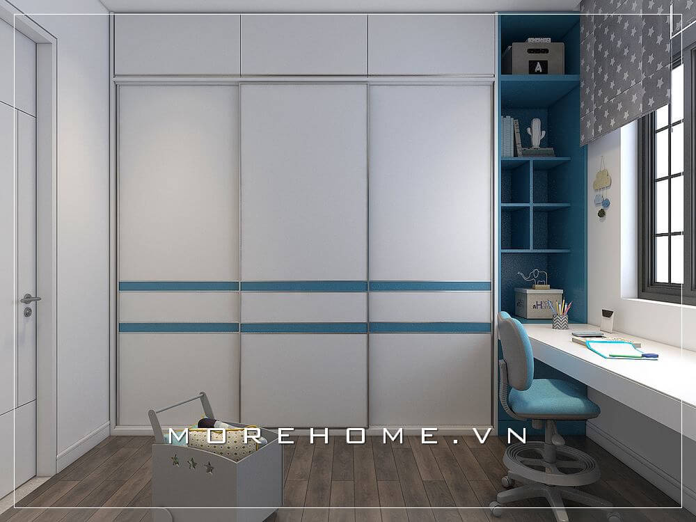 Tủ quần áo màu trắng